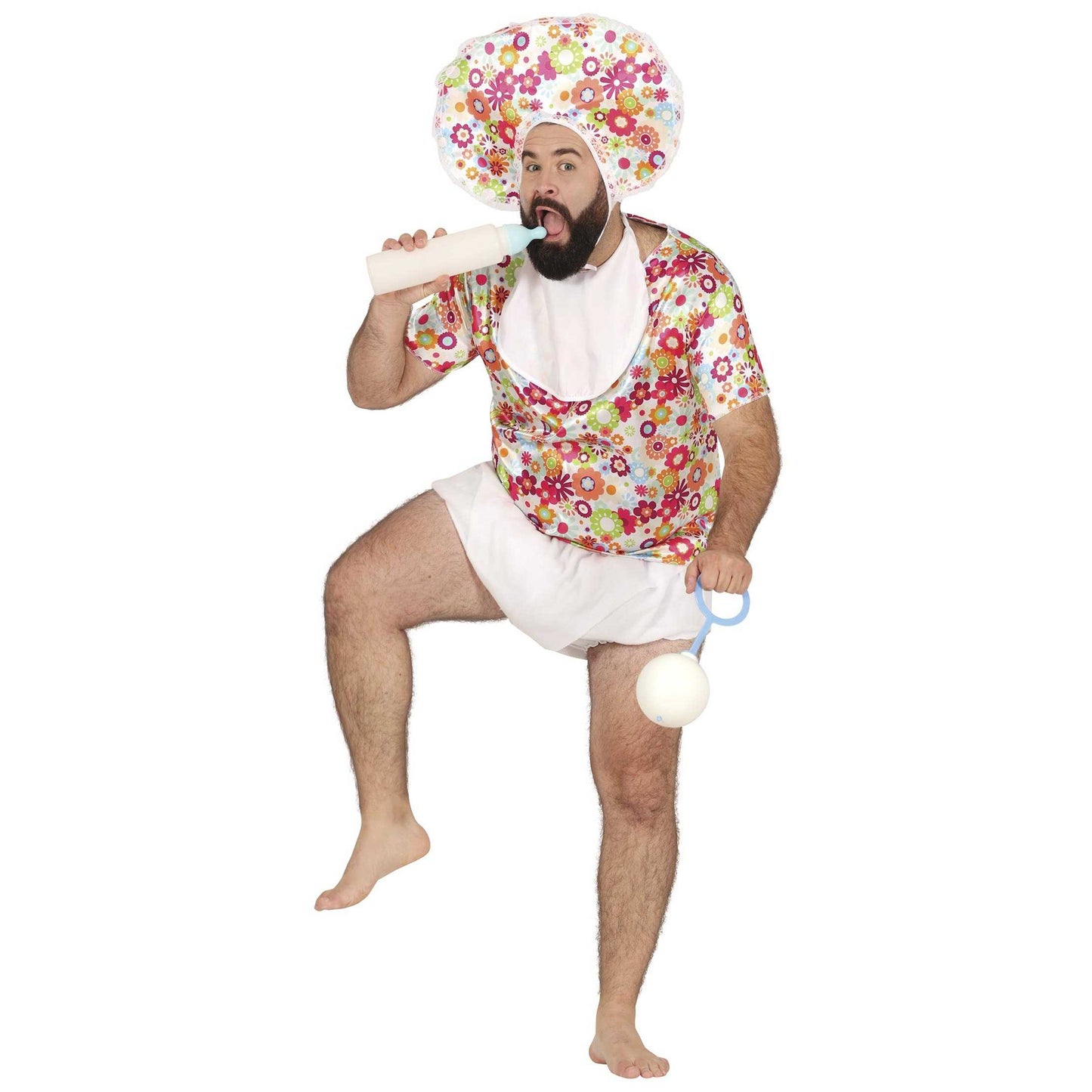 White-Multicoloured - Front - Fiestas Guirca Mens Baby Costume Set