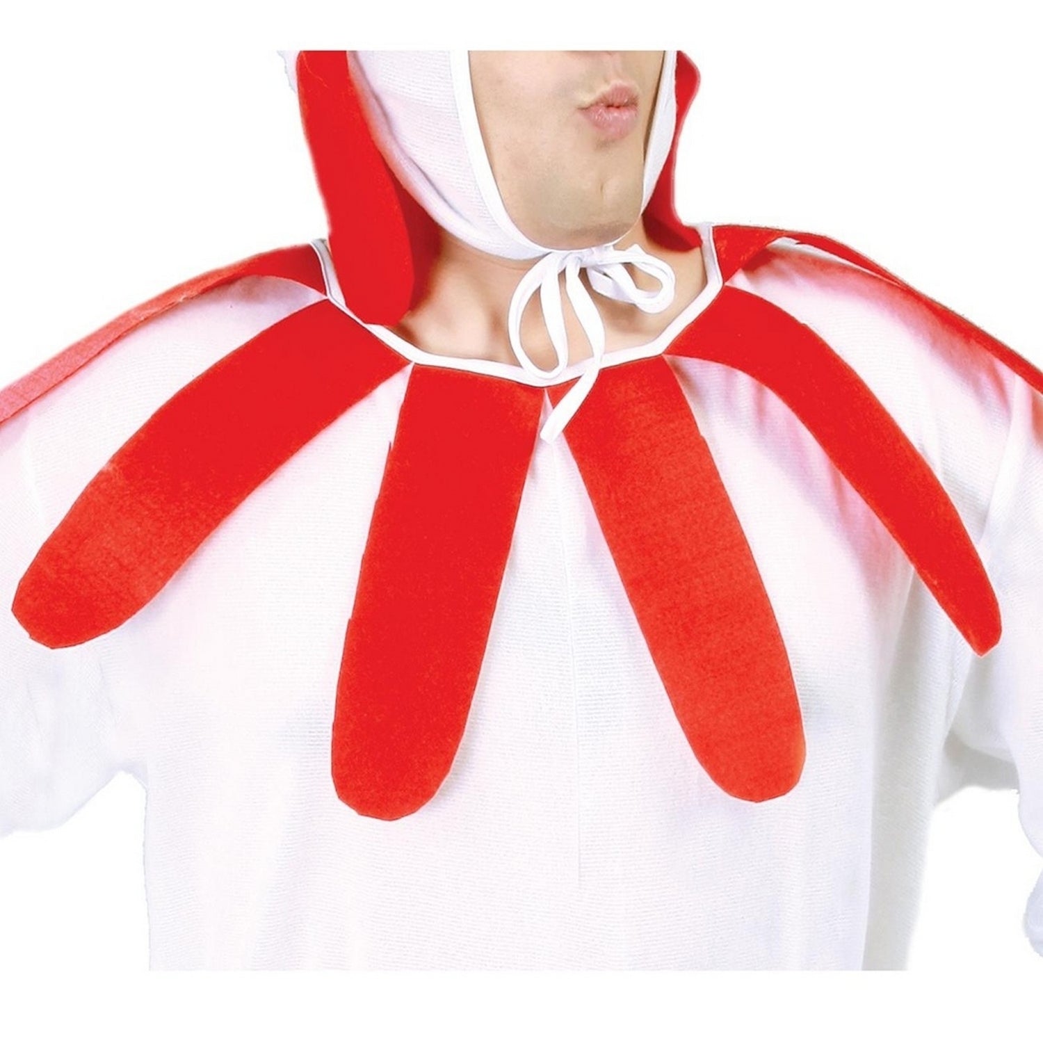White - Side - Fiestas Guirca Mens Chicken Costume Set