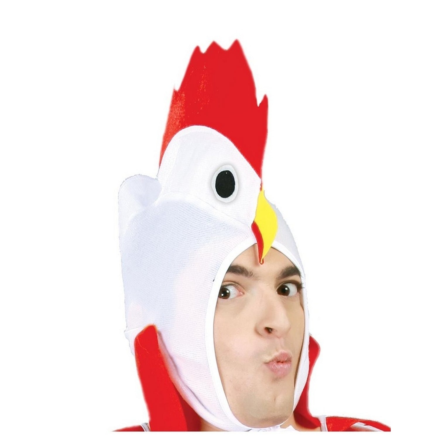 White - Lifestyle - Fiestas Guirca Mens Chicken Costume Set