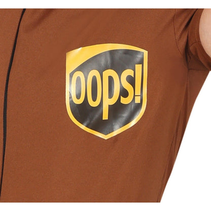 Brown - Lifestyle - Fiestas Guirca Mens Special Delivery Costume Set