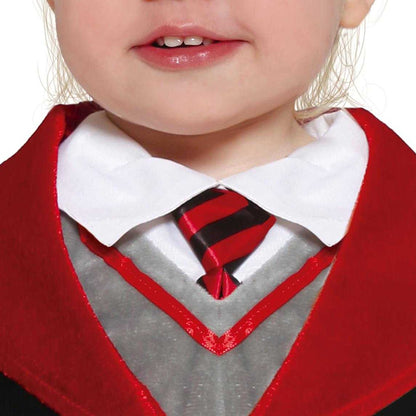 Black-Red - Back - Fiestas Guirca Baby Student Sorcerer Costume