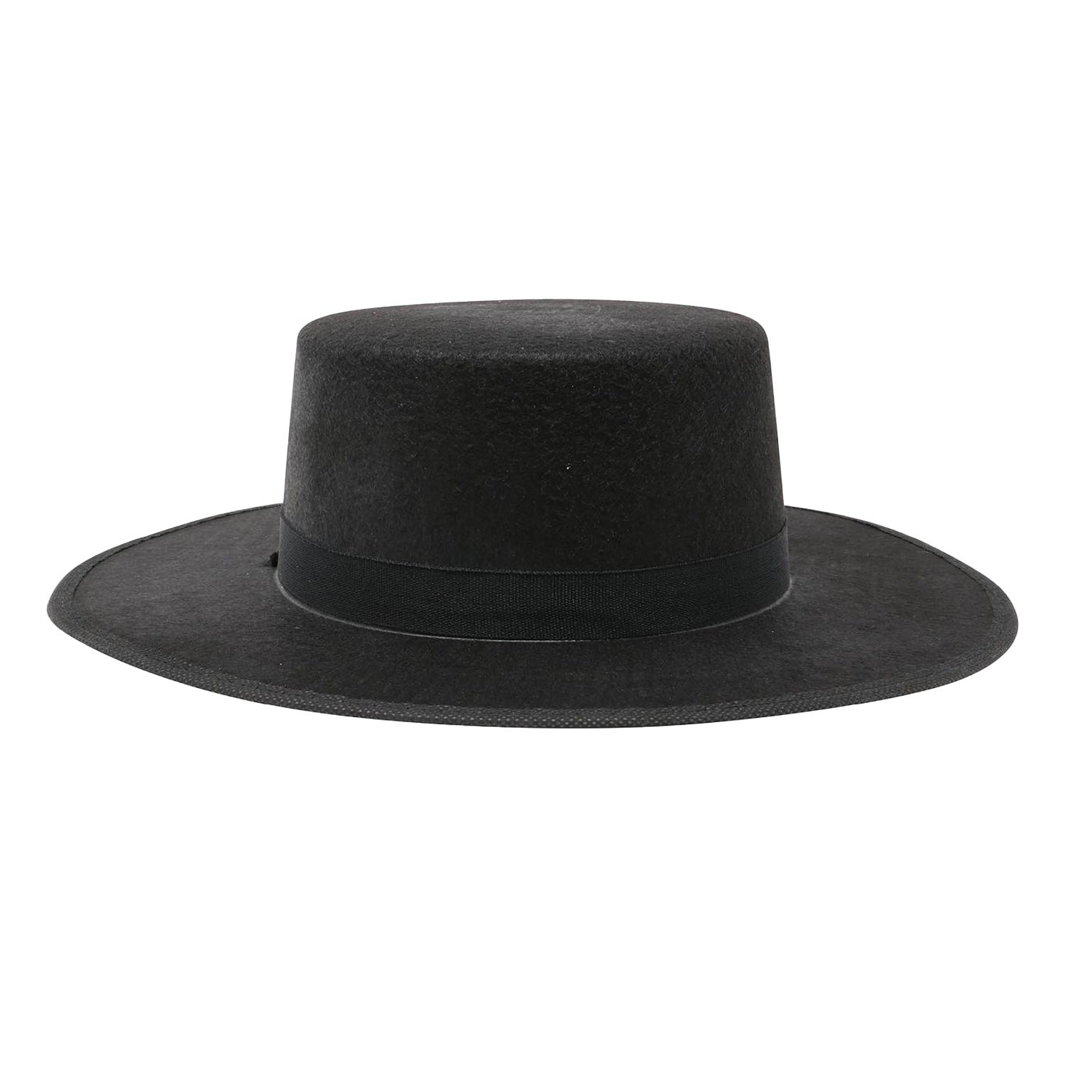 Black - Front - Fiestas Guirca Felt Flamenco Hat