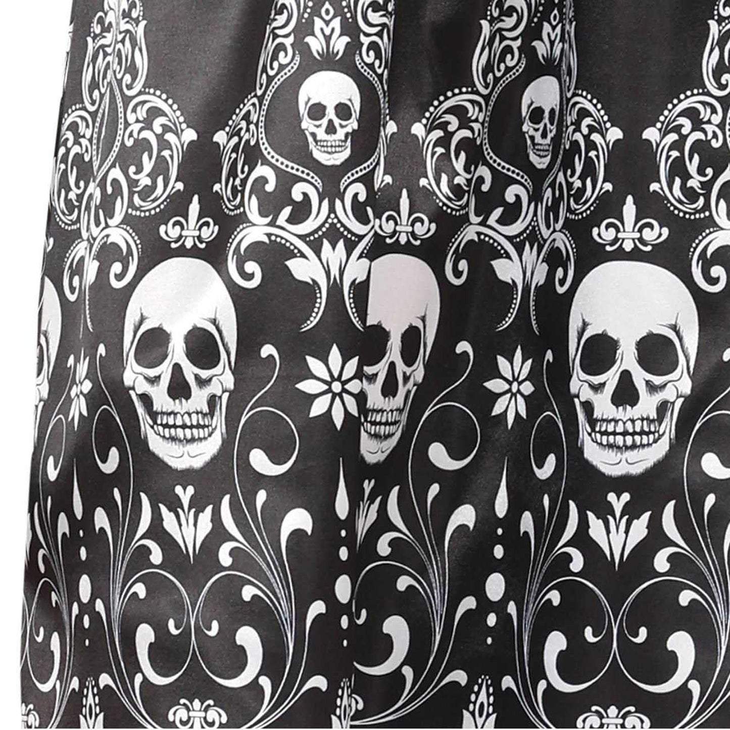 Black-White - Lifestyle - Fiestas Guirca Womens-Ladies Royal Skeleton Costume
