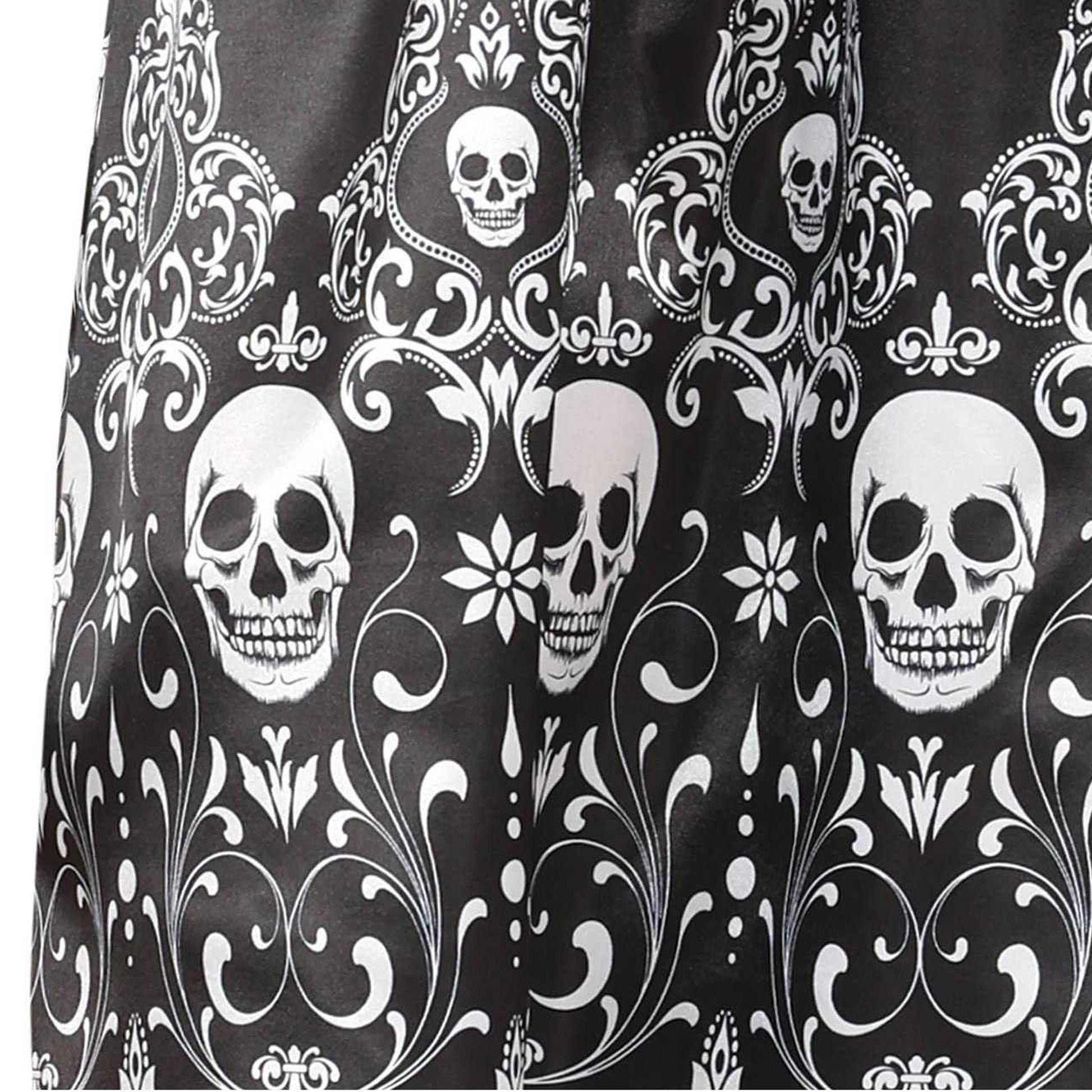 Black-White - Lifestyle - Fiestas Guirca Womens-Ladies Royal Skeleton Costume