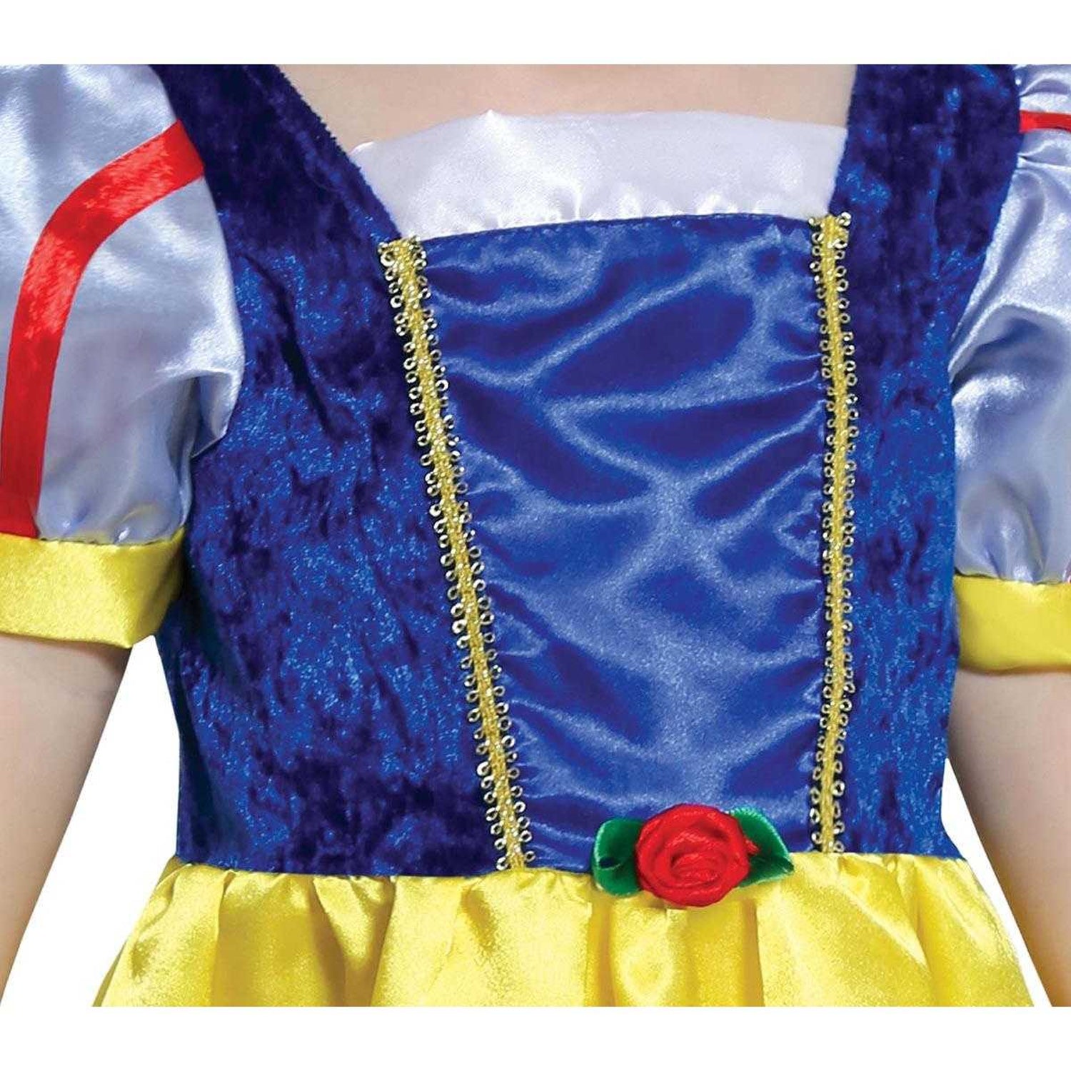 Blue-Yellow - Side - Fiestas Guirca Baby Princess Snow Costume Dress