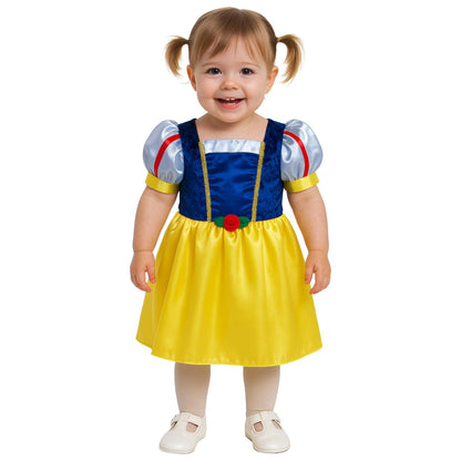 Blue-Yellow - Front - Fiestas Guirca Baby Princess Snow Costume Dress
