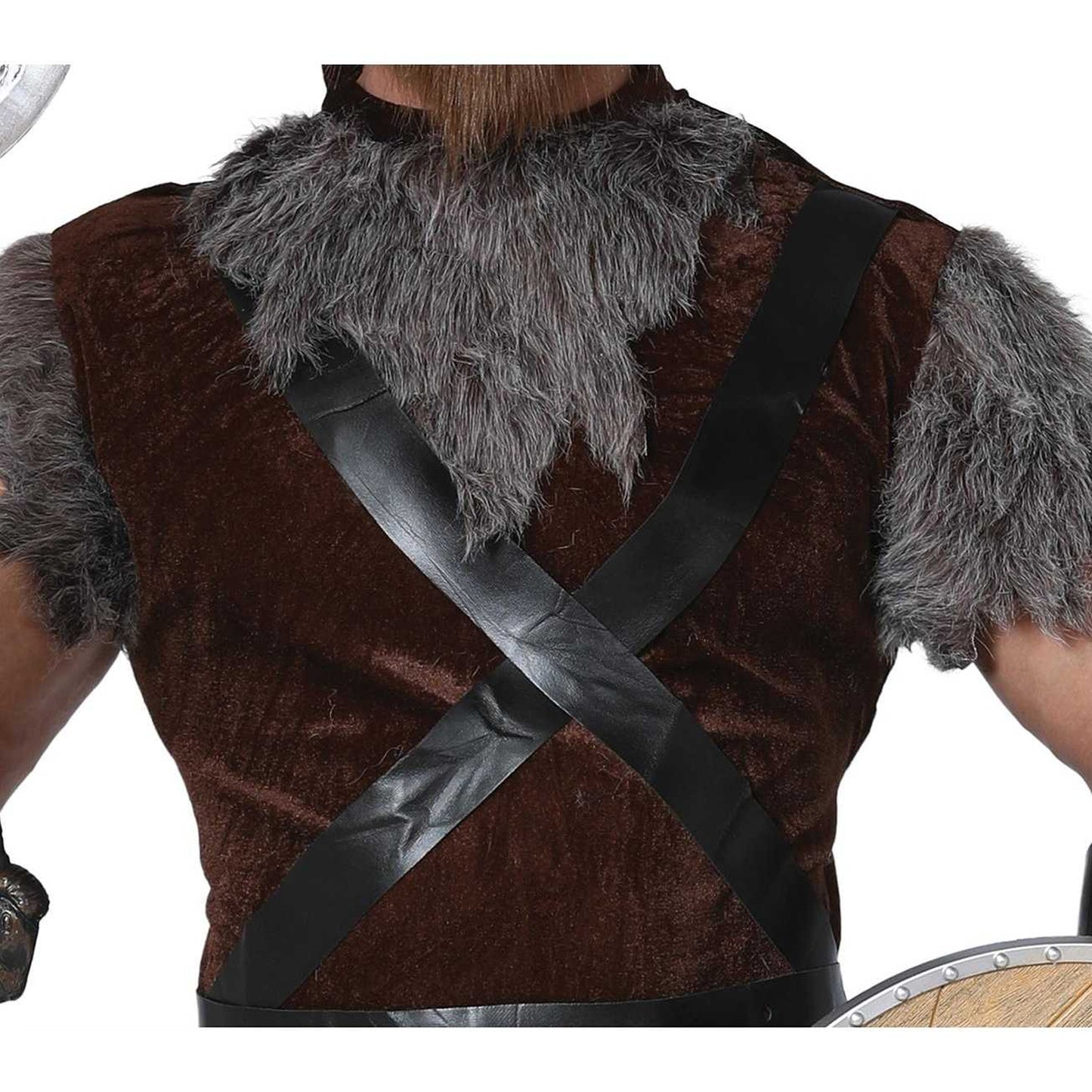 Brown-Grey - Lifestyle - Fiestas Guirca Mens Viking Costume Set