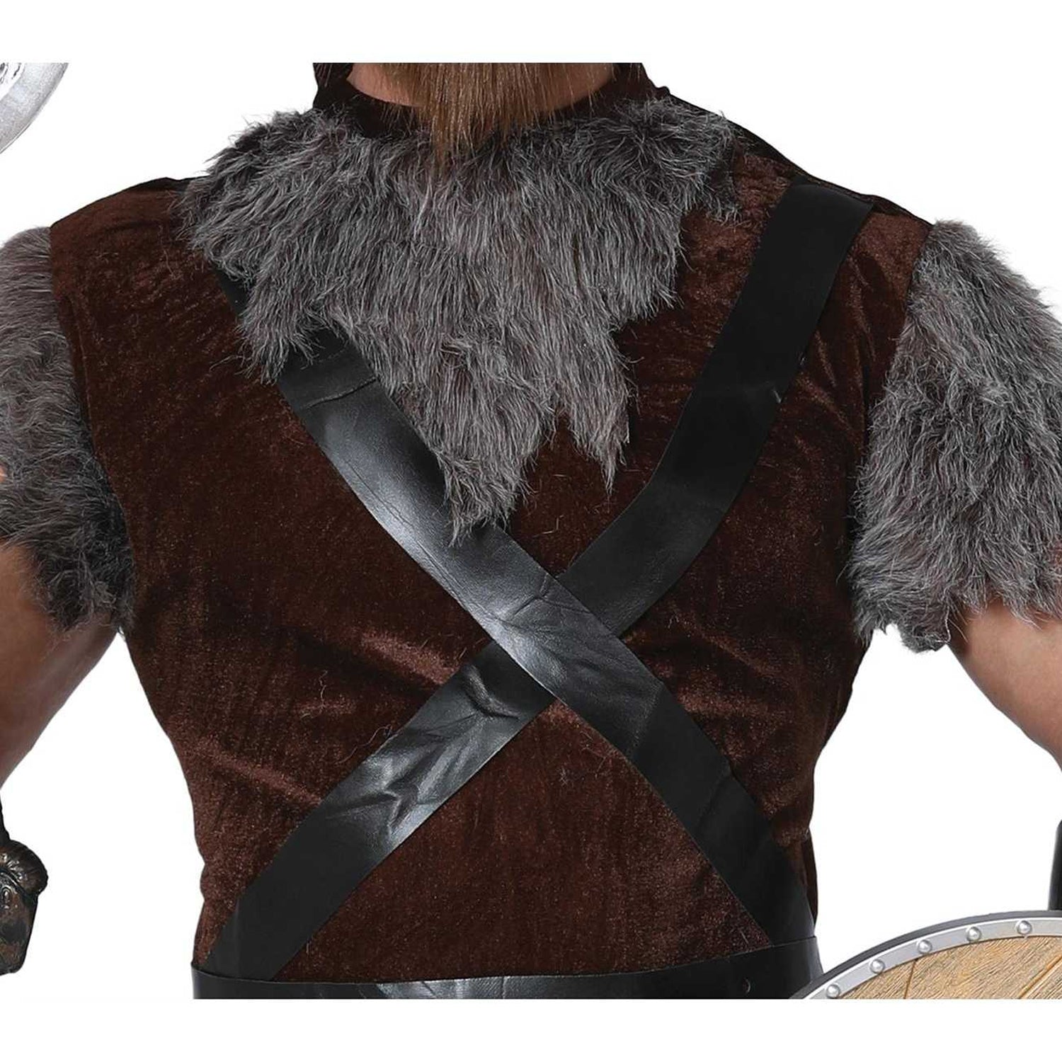 Brown-Grey - Lifestyle - Fiestas Guirca Mens Viking Costume Set