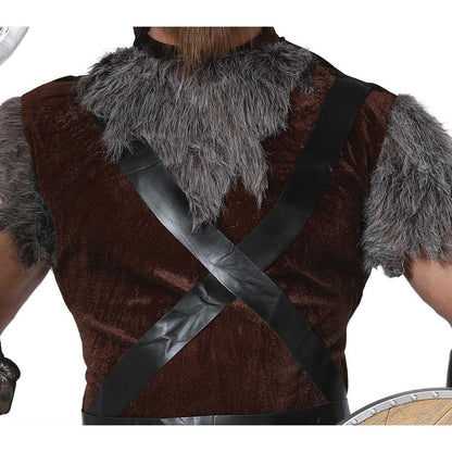 Brown-Grey - Lifestyle - Fiestas Guirca Mens Viking Costume Set