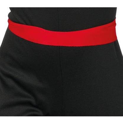 Black-Red - Side - Fiestas Guirca Childrens-Kids Shinoby Costume Set