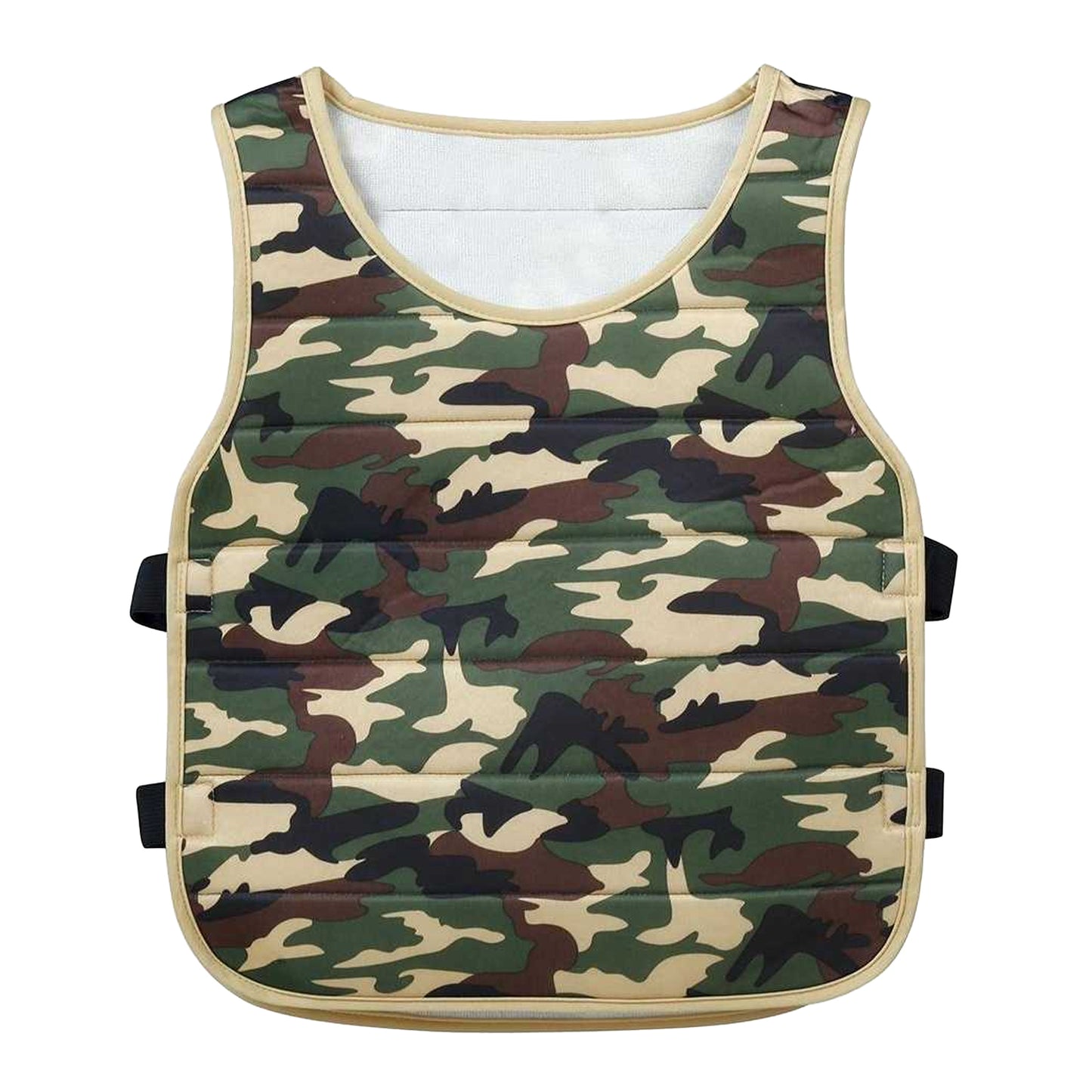 Green - Front - Fiestas Guirca Boys Camouflage Vest Top