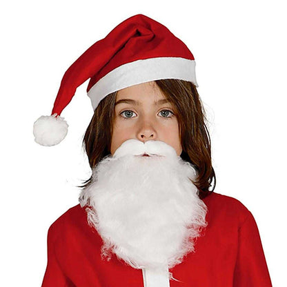 Red-White - Back - Fiestas Guirca Boys Santa Claus Christmas Costume Set