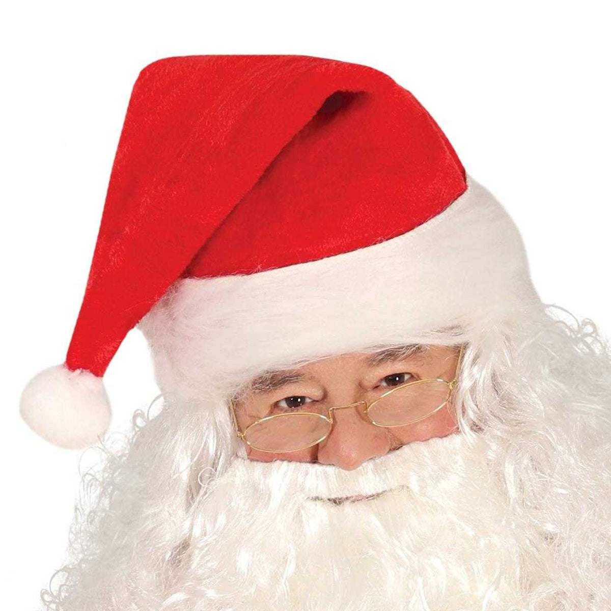 Red-White - Back - Fiestas Guirca Unisex Adult Santa Claus Christmas Costume Set