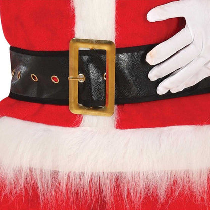 Red-White - Side - Fiestas Guirca Unisex Adult Santa Claus Christmas Costume Set
