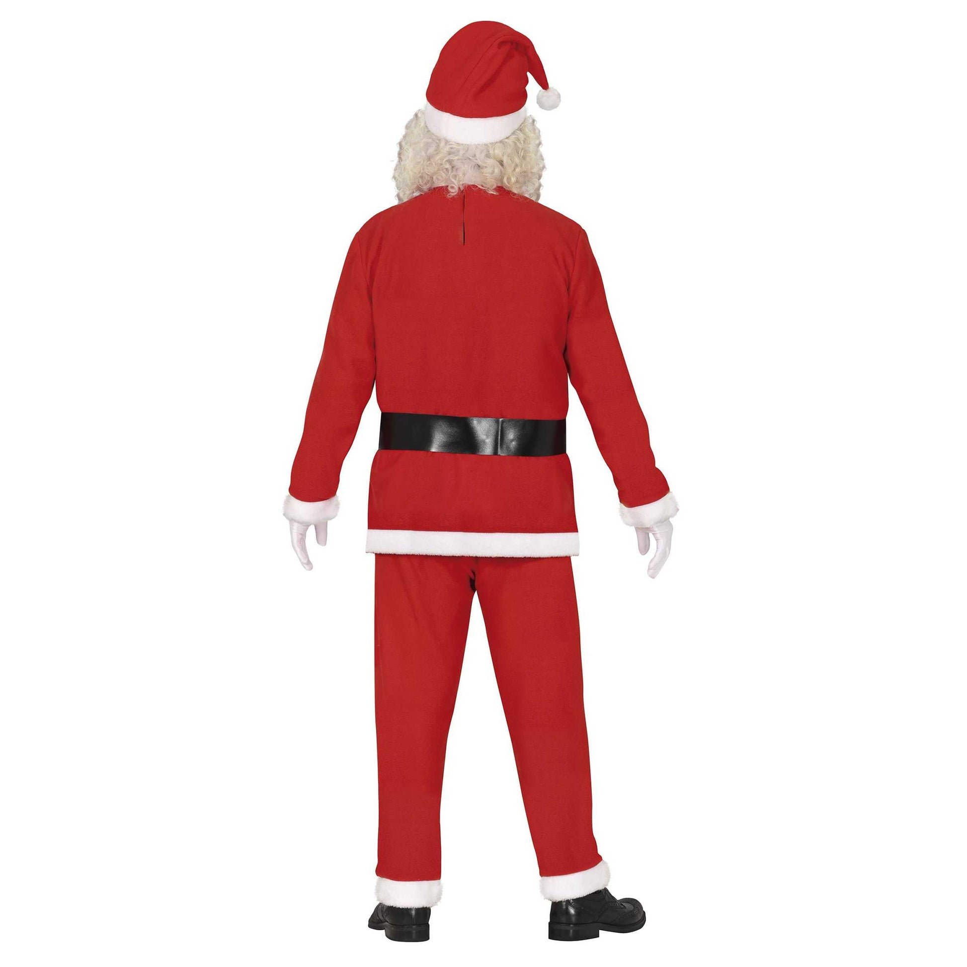 Red-White - Back - Fiestas Guirca Mens Santa Claus Christmas Costume Set