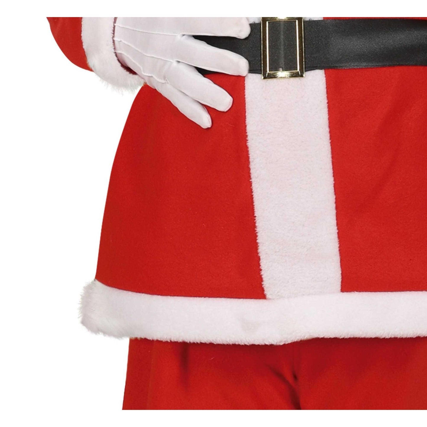 Red-White - Lifestyle - Fiestas Guirca Mens Santa Claus Christmas Costume Set