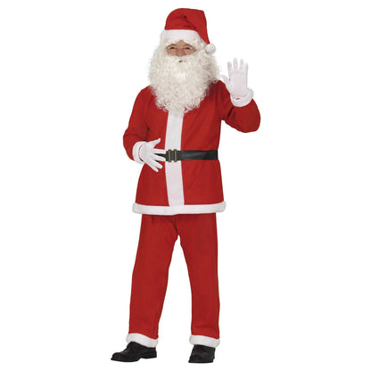 Red-White - Front - Fiestas Guirca Mens Santa Claus Christmas Costume Set