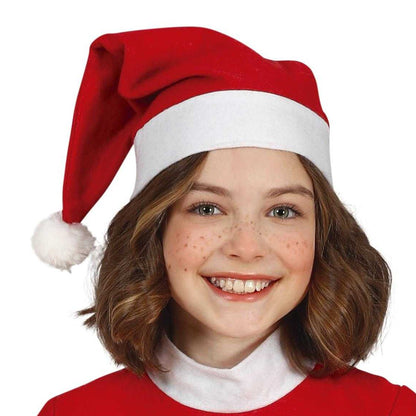 Red-White - Side - Fiestas Guirca Girls Mrs Claus Christmas Costume Set