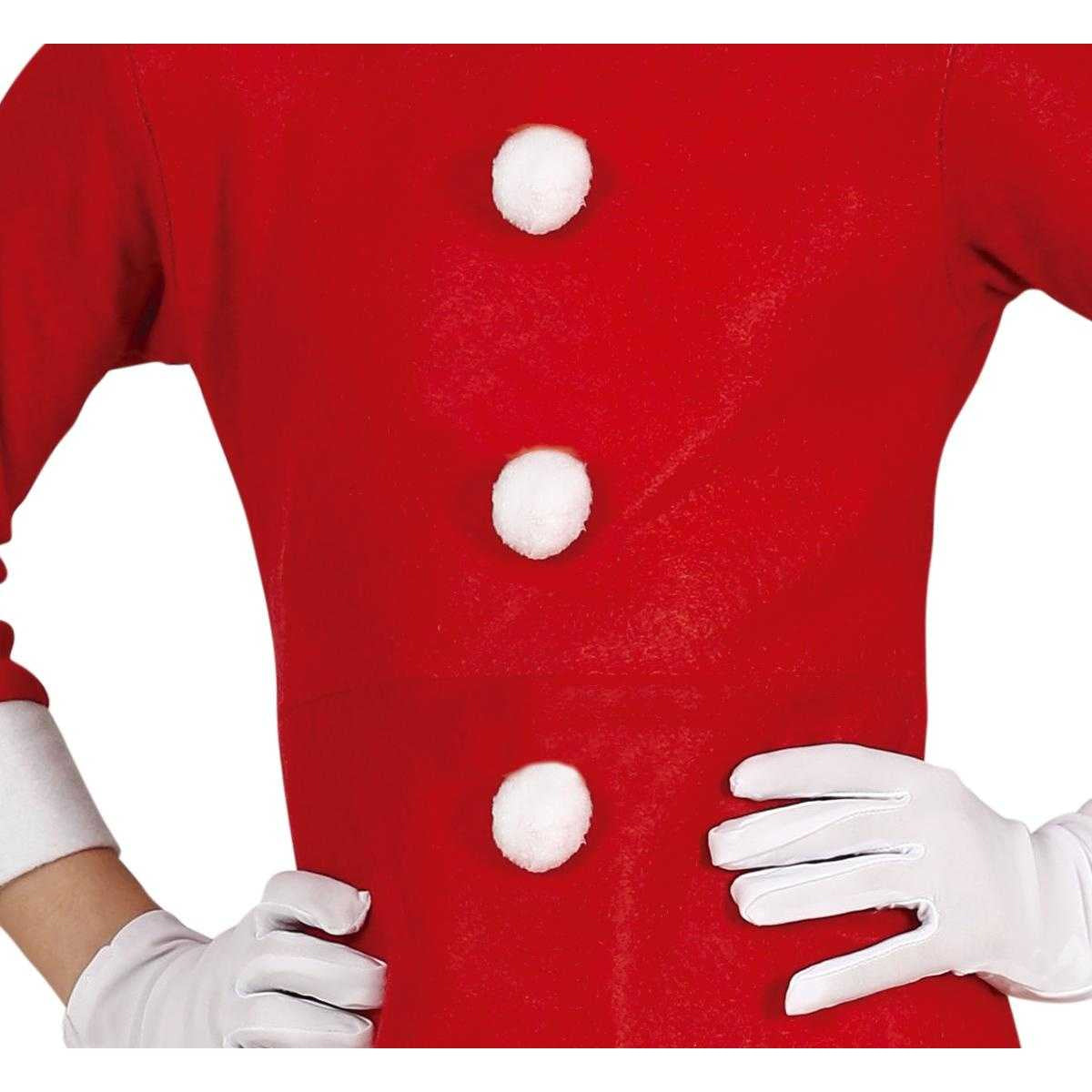 Red-White - Lifestyle - Fiestas Guirca Girls Mrs Claus Christmas Costume Set