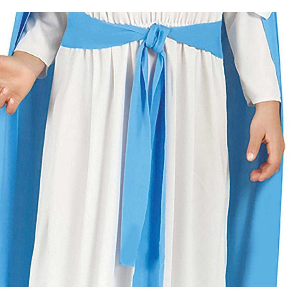 Blue-White - Side - Fiestas Guirca Childrens-Kids Mary Christmas Costume Set