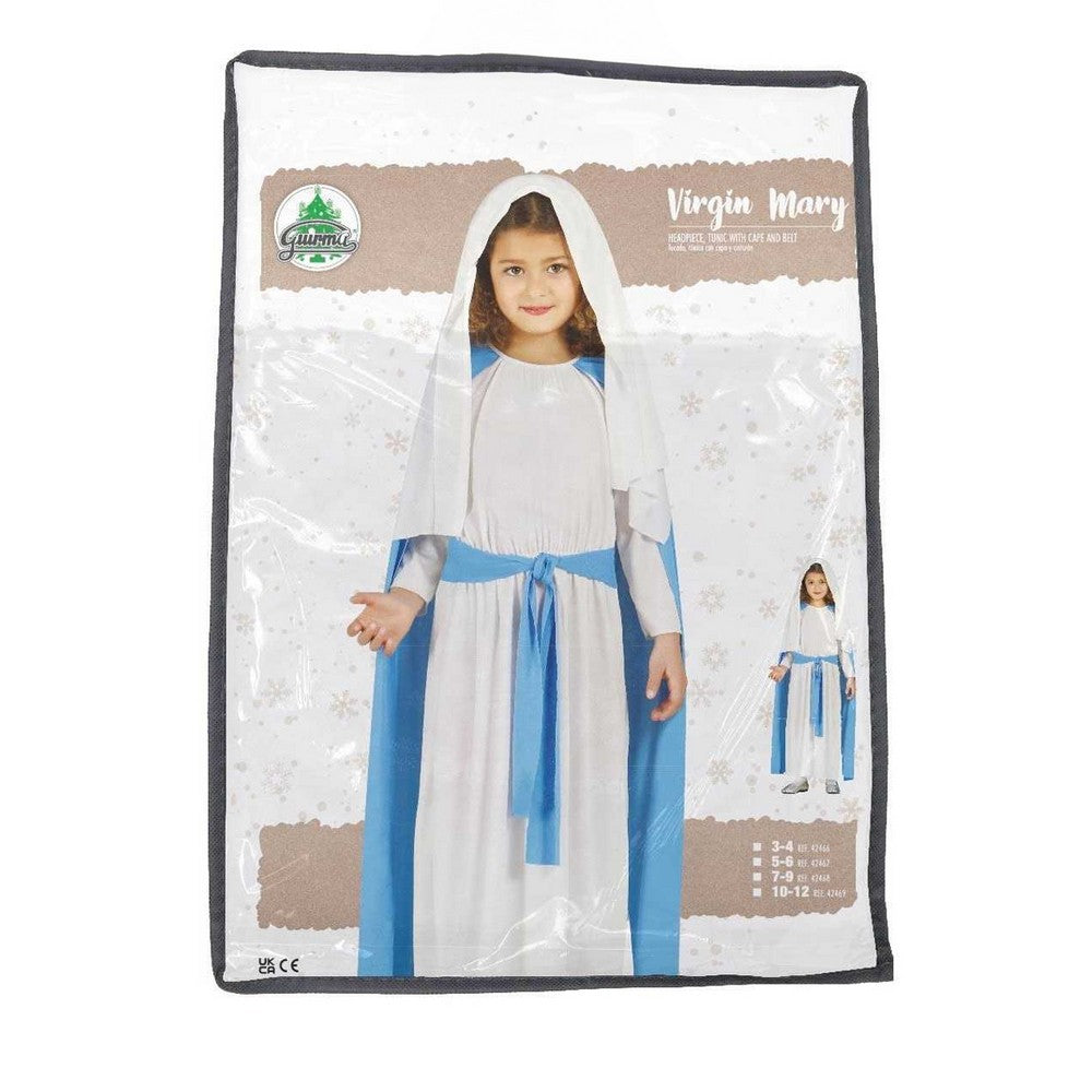 Blue-White - Lifestyle - Fiestas Guirca Childrens-Kids Mary Christmas Costume Set