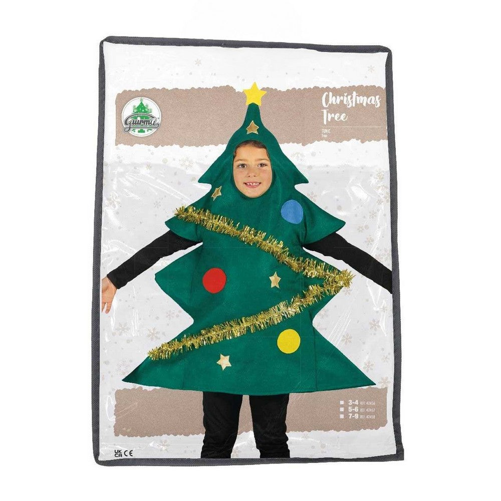 Green - Pack Shot - Fiestas Guirca Childrens-Kids Christmas Tree Costume