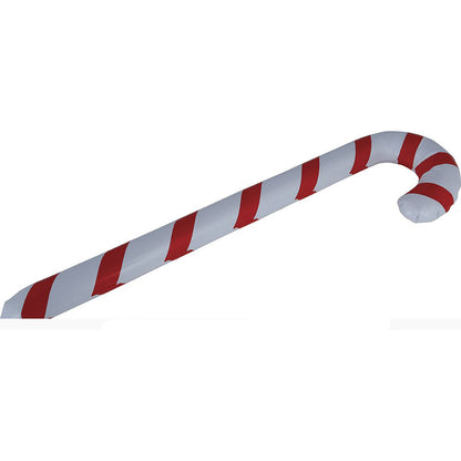Red-White - Back - Fiestas Guirca Candy Cane Christmas Inflatable