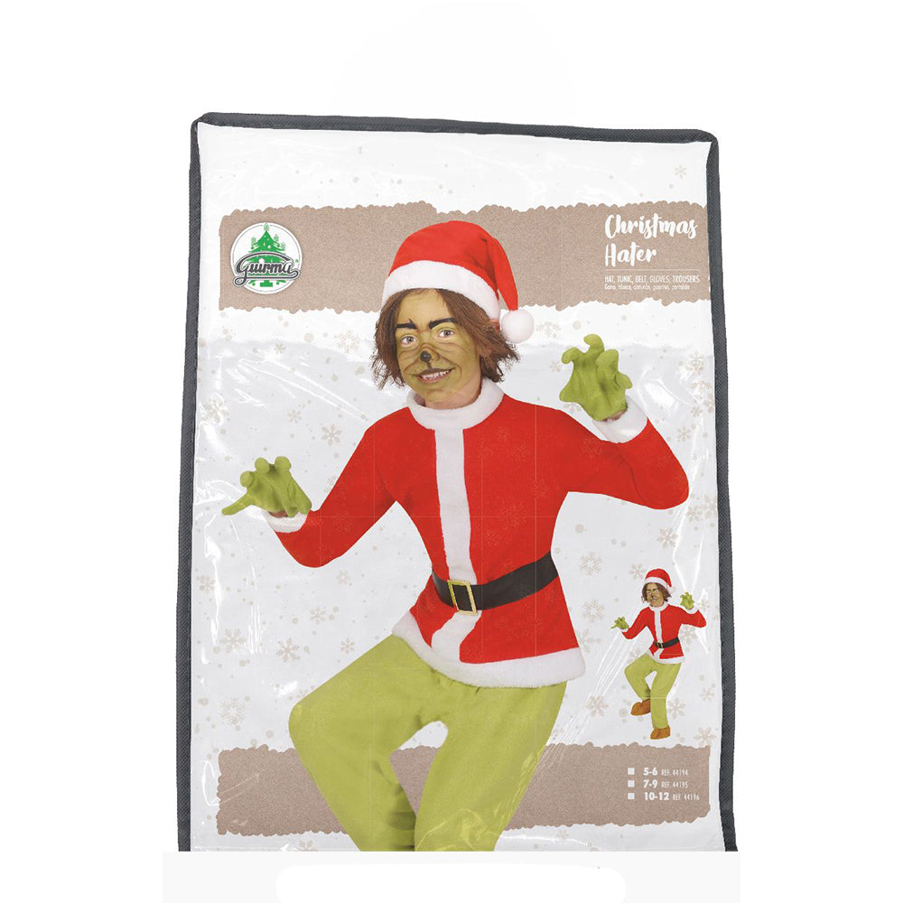 Red-White - Lifestyle - Fiestas Guirca Boys Hater Christmas Costume