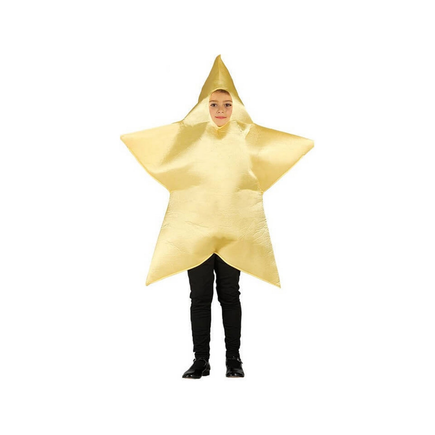 Golden - Front - Fiestas Guirca Childrens-Kids Star Costume