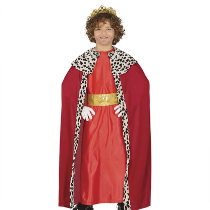 Red-White-Black - Front - Fiestas Guirca Childrens-Kids Wise Man King Costume Set