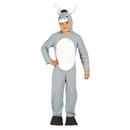 Grey-White - Front - Fiestas Guirca Childrens-Kids Donkey Costume