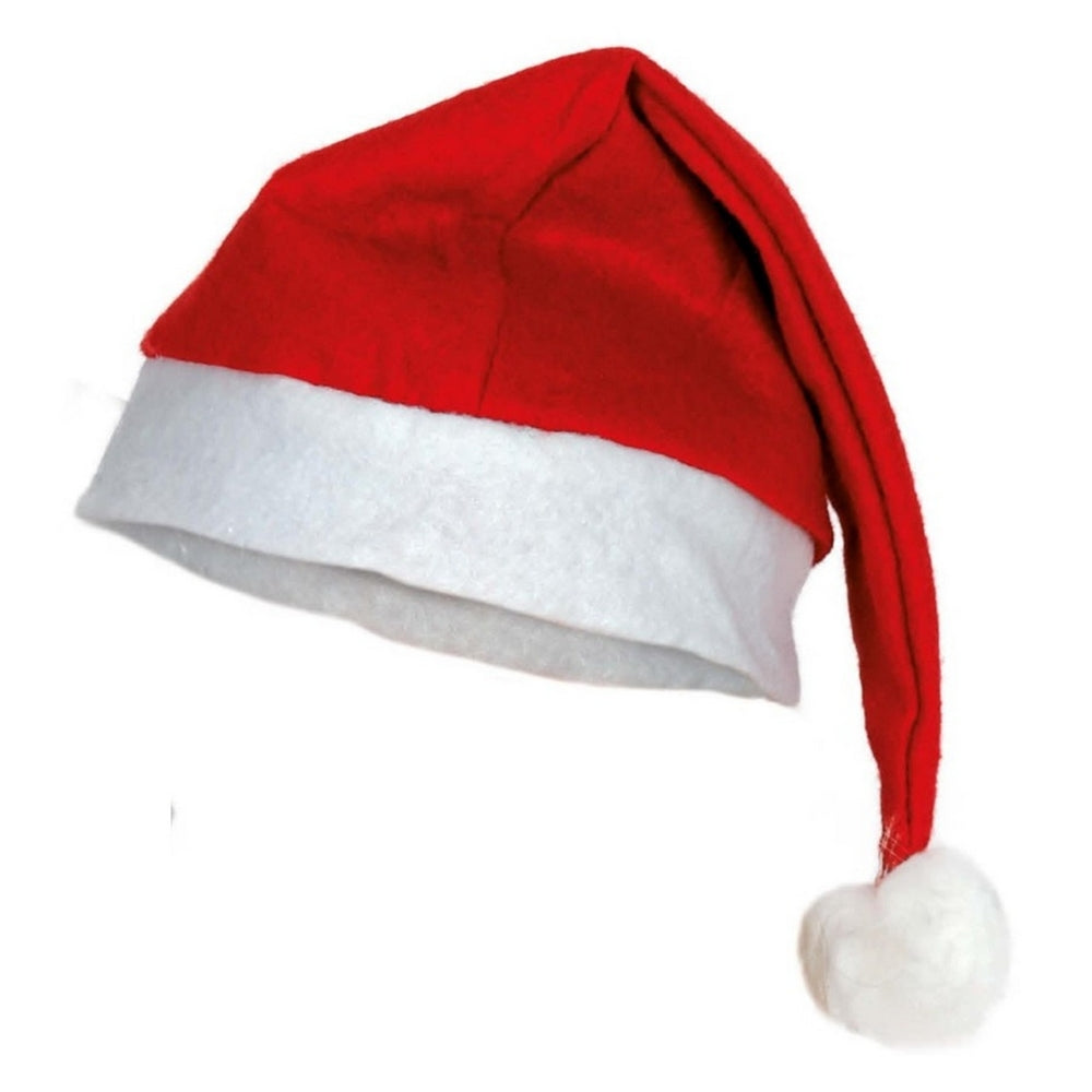 Red-White - Front - Fiestas Guirca Childrens-Kids Christmas Santa Hat