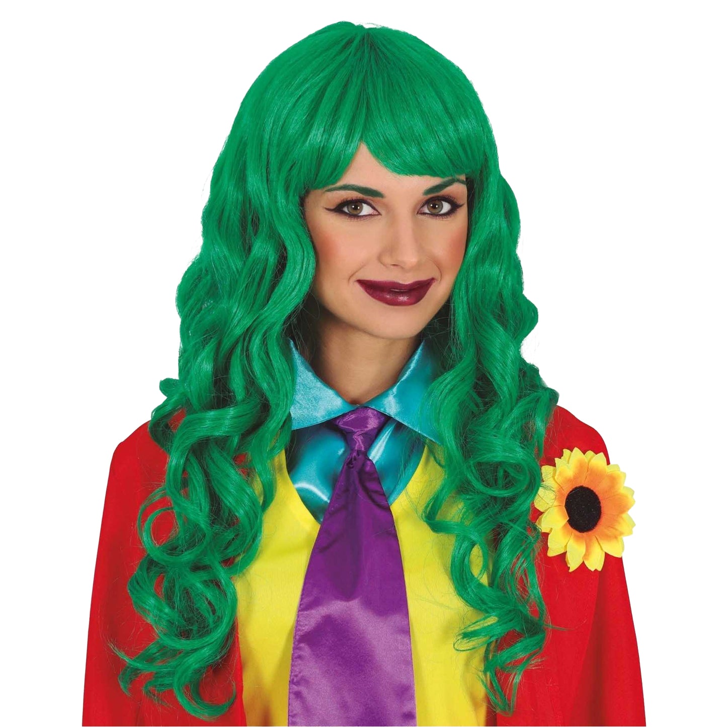 Green - Front - Fiestas Guirca Womens-Ladies Malena Wig