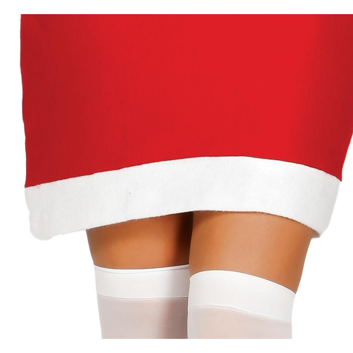 Red-White - Lifestyle - Fiestas Guirca Womens-Ladies Mrs Claus Christmas Costume Set