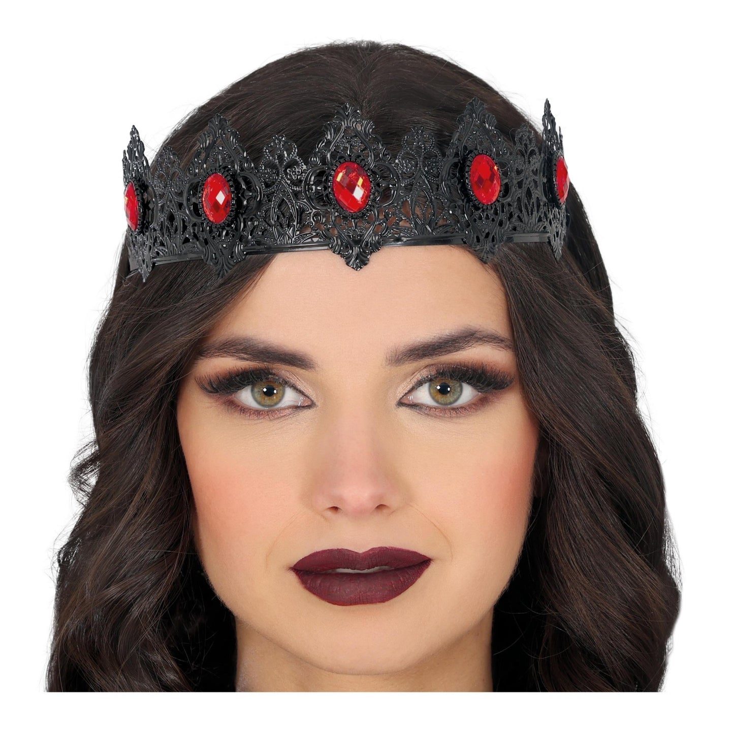 Black - Front - Fiestas Guirca Queen Crown Headband