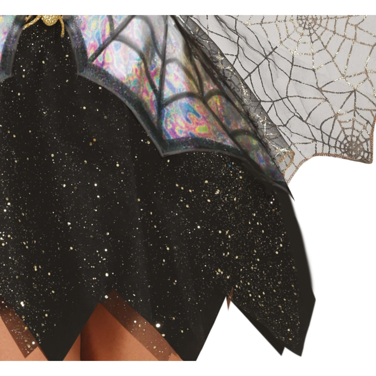 Black - Pack Shot - Fiestas Guirca Womens-Ladies Spider Halloween Costume Set
