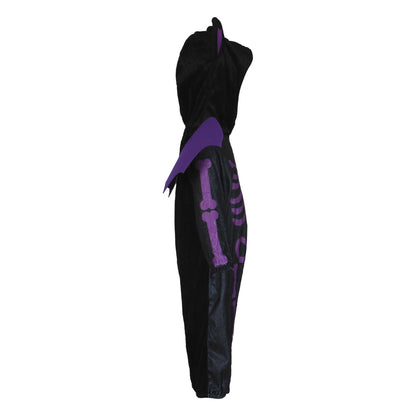 Black-Purple - Back - Fiestas Guirca Baby Bat Hooded Costume Set