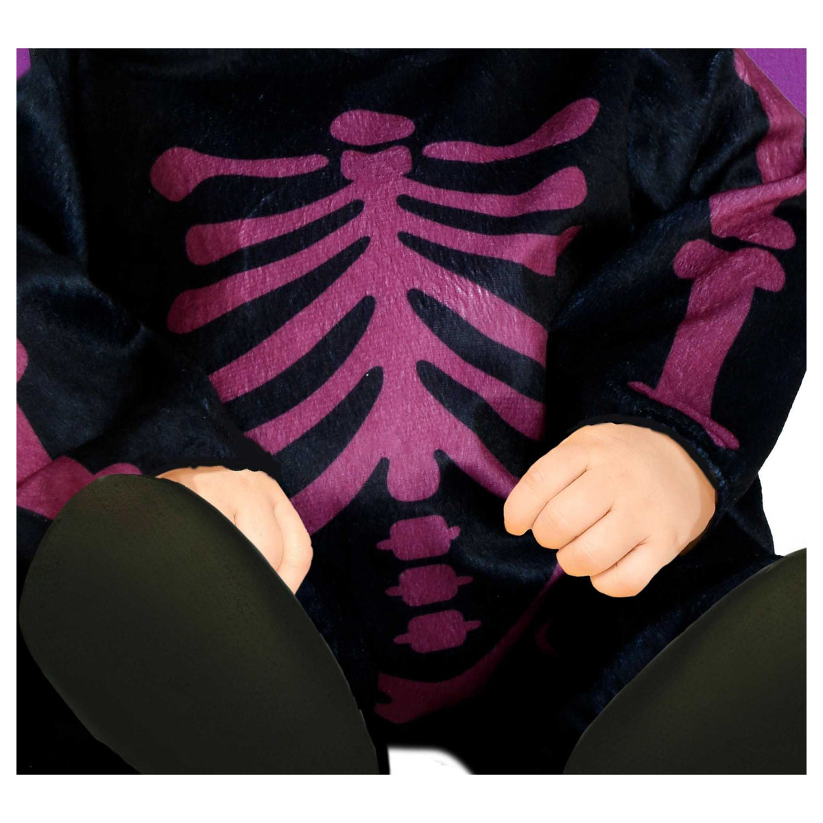 Black-Purple - Lifestyle - Fiestas Guirca Baby Bat Hooded Costume Set