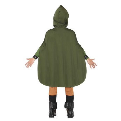 Green-Brown - Back - Fiestas Guirca Childrens-Kids Archer Costume Set