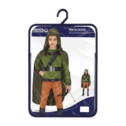 Green-Brown - Pack Shot - Fiestas Guirca Childrens-Kids Archer Costume Set