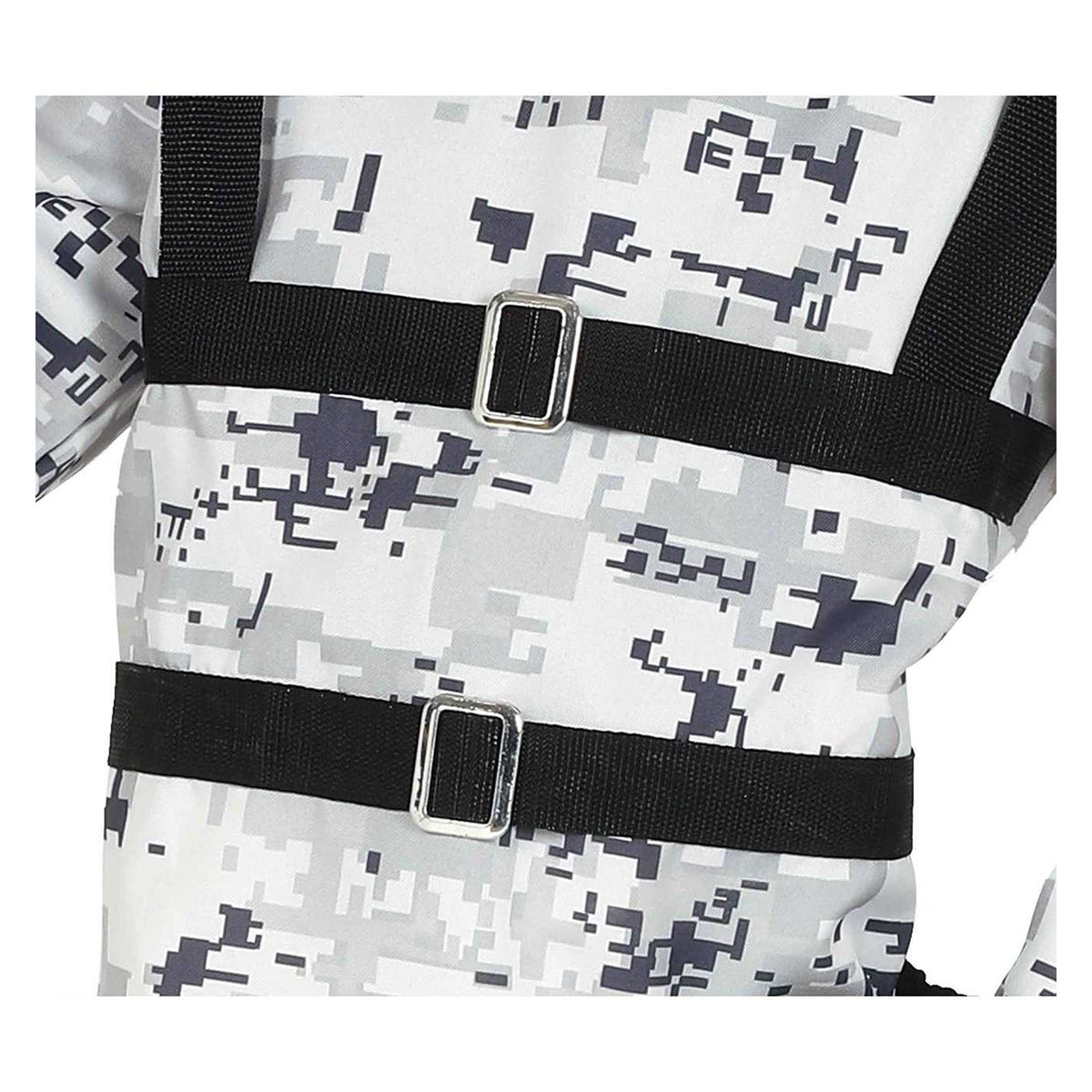 White-Black - Side - Fiestas Guirca Childrens-Kids Arctic Soldier Costume Set
