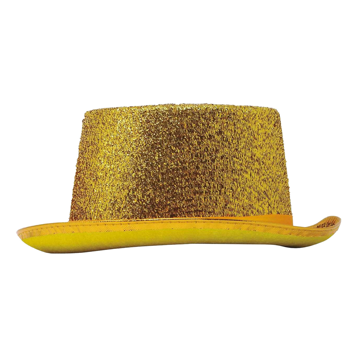 Gold - Side - Fiestas Guirca Unisex Adult Glitter Top Hat
