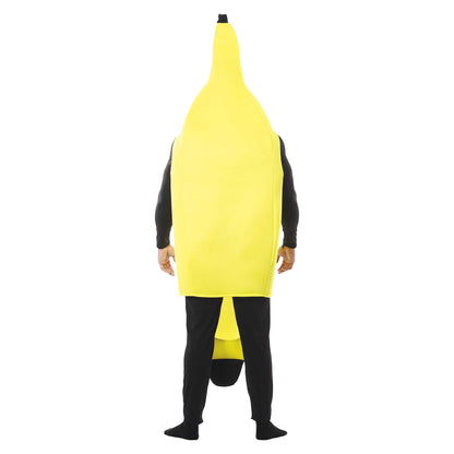 Yellow - Back - Fiestas Guirca Mens Banana Costume