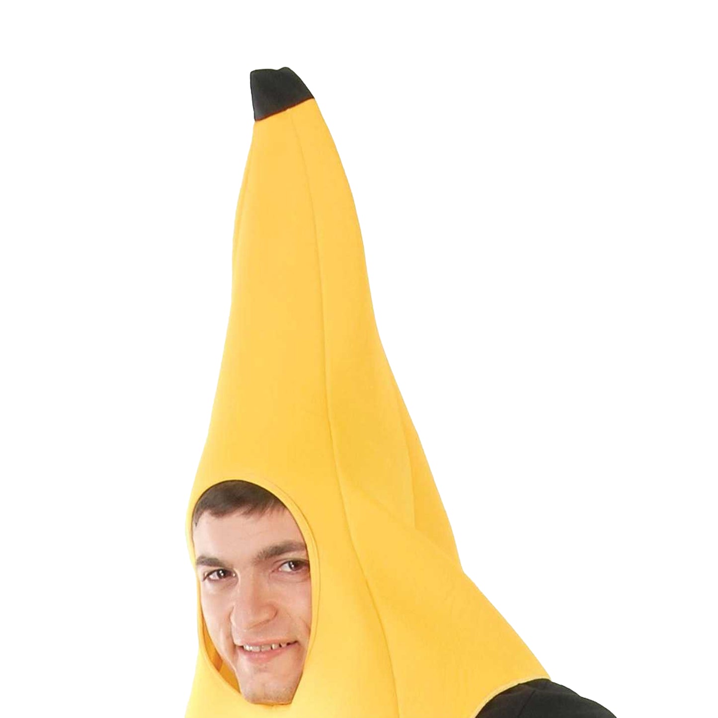 Yellow - Side - Fiestas Guirca Mens Banana Costume