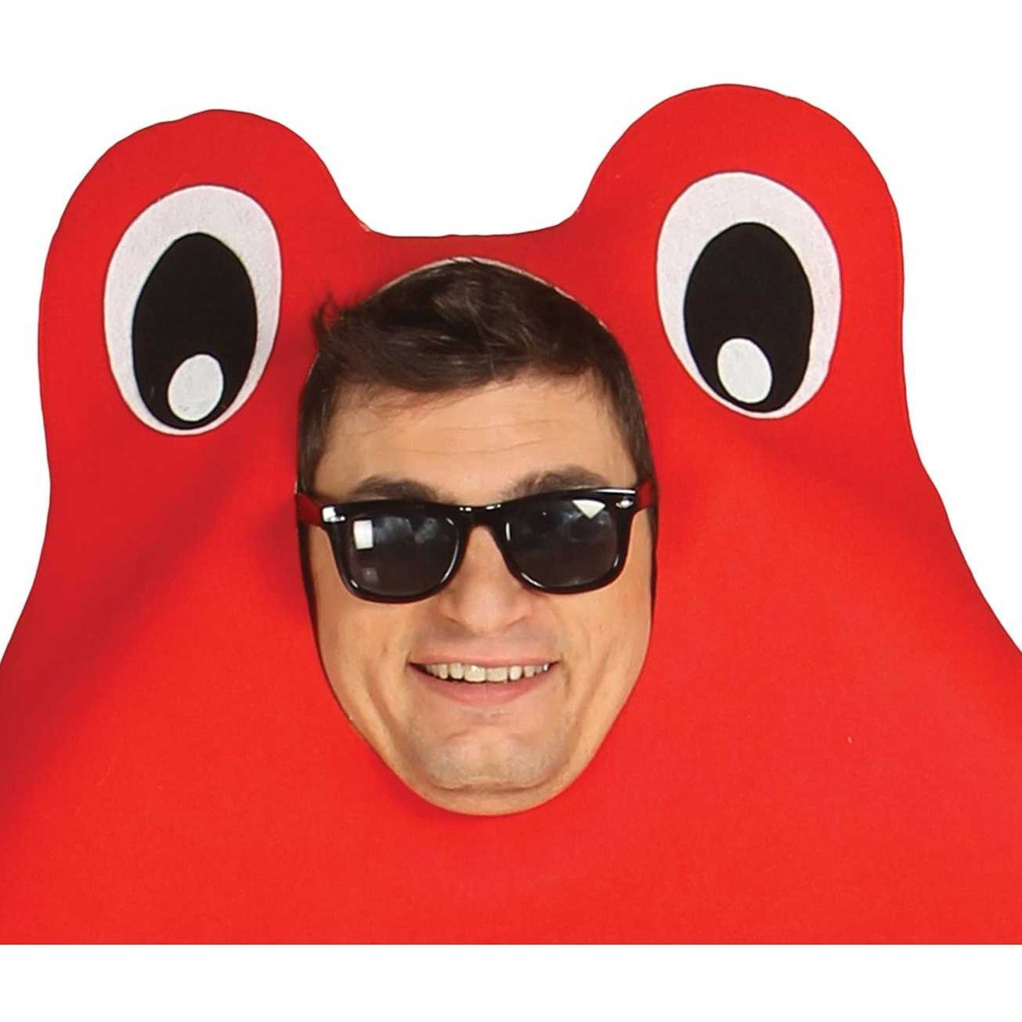 Red - Back - Fiestas Guirca Mens Crab Costume