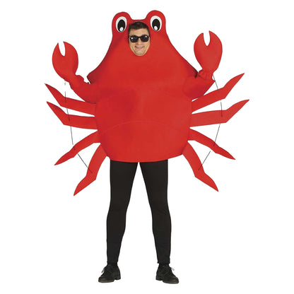 Red - Front - Fiestas Guirca Mens Crab Costume