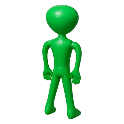 Green - Back - Fiestas Guirca Inflatable Latex Alien Prop
