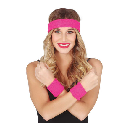 Pink - Lifestyle - Fiestas Guirca Terrycloth Plain Accessories Set