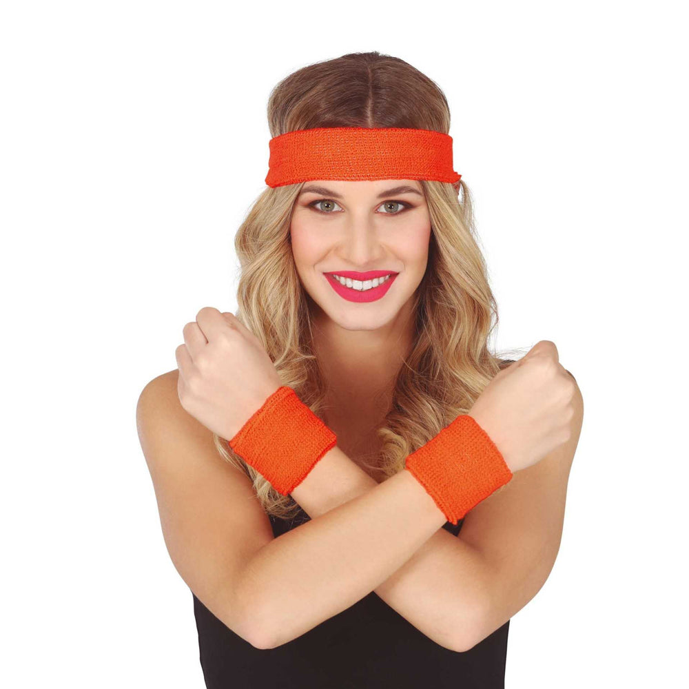 Orange - Lifestyle - Fiestas Guirca Terrycloth Plain Accessories Set