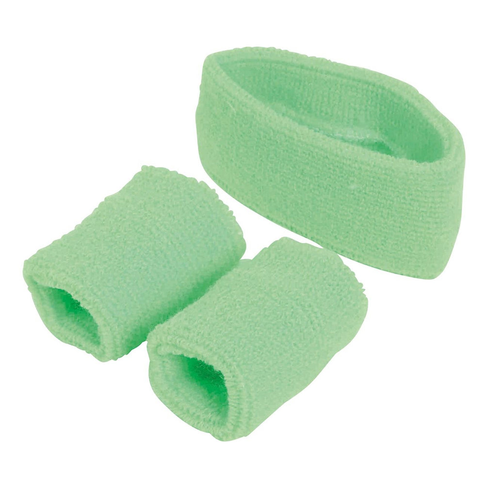Green - Front - Fiestas Guirca Terrycloth Plain Accessories Set